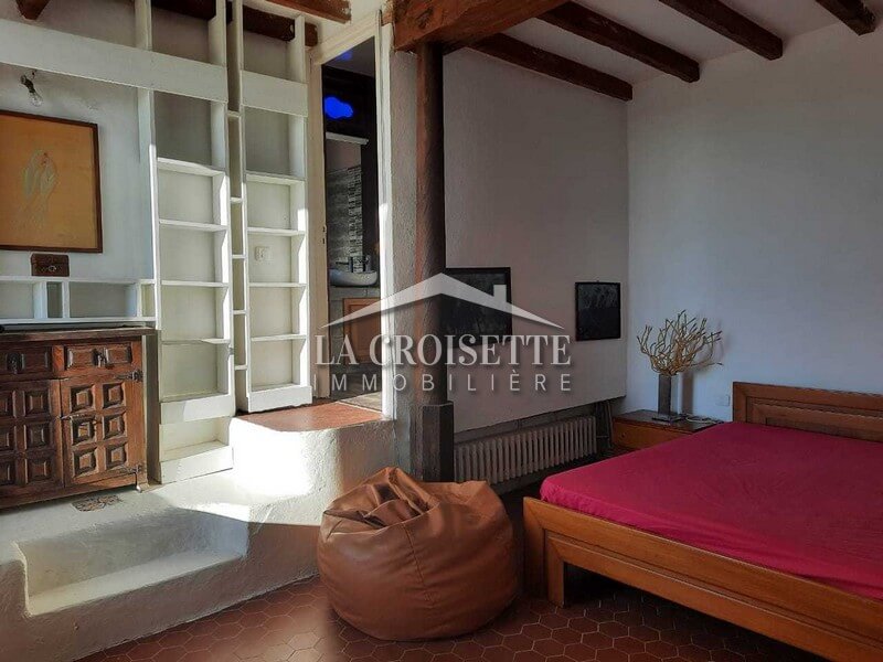 Une villa S+3 meublée avec piscine à Sidi Bou Said